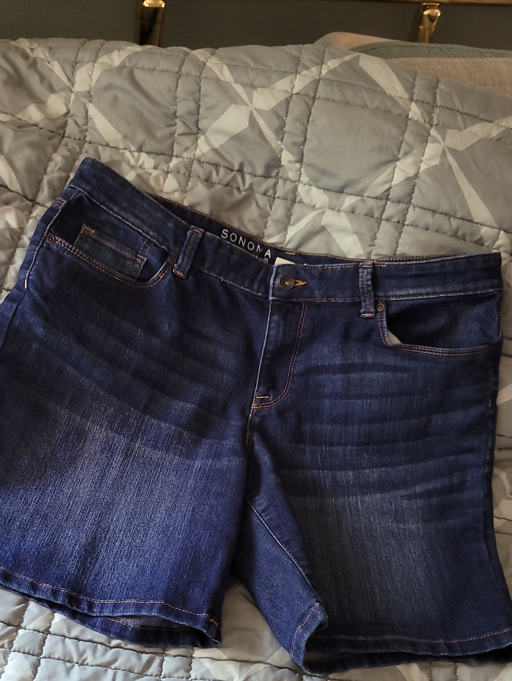 Sonoma Indigo Washed Denim Shorts